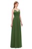 ColsBM Ocean Garden Green Bridesmaid Dresses Elegant A-line Backless Floor Length Sleeveless Sash