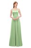 ColsBM Ocean Gleam Bridesmaid Dresses Elegant A-line Backless Floor Length Sleeveless Sash