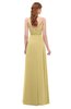 ColsBM Ocean Gold Bridesmaid Dresses Elegant A-line Backless Floor Length Sleeveless Sash