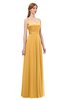 ColsBM Ocean Golden Cream Bridesmaid Dresses Elegant A-line Backless Floor Length Sleeveless Sash