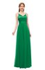 ColsBM Ocean Green Bridesmaid Dresses Elegant A-line Backless Floor Length Sleeveless Sash