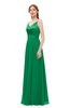 ColsBM Ocean Green Bridesmaid Dresses Elegant A-line Backless Floor Length Sleeveless Sash