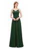 ColsBM Ocean Hunter Green Bridesmaid Dresses Elegant A-line Backless Floor Length Sleeveless Sash