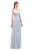 ColsBM Ocean Illusion Blue Bridesmaid Dresses Elegant A-line Backless Floor Length Sleeveless Sash