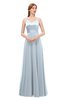 ColsBM Ocean Illusion Blue Bridesmaid Dresses Elegant A-line Backless Floor Length Sleeveless Sash