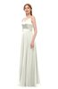 ColsBM Ocean Ivory Bridesmaid Dresses Elegant A-line Backless Floor Length Sleeveless Sash