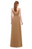 ColsBM Ocean Light Brown Bridesmaid Dresses Elegant A-line Backless Floor Length Sleeveless Sash