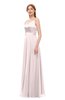 ColsBM Ocean Light Pink Bridesmaid Dresses Elegant A-line Backless Floor Length Sleeveless Sash