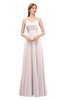 ColsBM Ocean Light Pink Bridesmaid Dresses Elegant A-line Backless Floor Length Sleeveless Sash