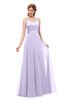 ColsBM Ocean Light Purple Bridesmaid Dresses Elegant A-line Backless Floor Length Sleeveless Sash