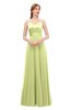 ColsBM Ocean Lime Sherbet Bridesmaid Dresses Elegant A-line Backless Floor Length Sleeveless Sash