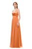 ColsBM Ocean Mango Bridesmaid Dresses Elegant A-line Backless Floor Length Sleeveless Sash