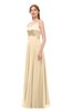 ColsBM Ocean Marzipan Bridesmaid Dresses Elegant A-line Backless Floor Length Sleeveless Sash