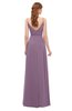 ColsBM Ocean Mauve Bridesmaid Dresses Elegant A-line Backless Floor Length Sleeveless Sash
