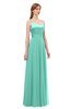 ColsBM Ocean Mint Green Bridesmaid Dresses Elegant A-line Backless Floor Length Sleeveless Sash