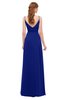 ColsBM Ocean Nautical Blue Bridesmaid Dresses Elegant A-line Backless Floor Length Sleeveless Sash