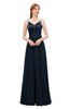 ColsBM Ocean Navy Blue Bridesmaid Dresses Elegant A-line Backless Floor Length Sleeveless Sash