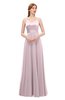 ColsBM Ocean Pale Lilac Bridesmaid Dresses Elegant A-line Backless Floor Length Sleeveless Sash