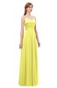 ColsBM Ocean Pale Yellow Bridesmaid Dresses Elegant A-line Backless Floor Length Sleeveless Sash