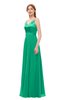 ColsBM Ocean Pepper Green Bridesmaid Dresses Elegant A-line Backless Floor Length Sleeveless Sash