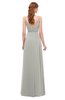 ColsBM Ocean Platinum Bridesmaid Dresses Elegant A-line Backless Floor Length Sleeveless Sash