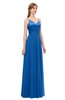 ColsBM Ocean Royal Blue Bridesmaid Dresses Elegant A-line Backless Floor Length Sleeveless Sash