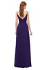 ColsBM Ocean Royal Purple Bridesmaid Dresses Elegant A-line Backless Floor Length Sleeveless Sash