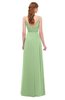 ColsBM Ocean Sage Green Bridesmaid Dresses Elegant A-line Backless Floor Length Sleeveless Sash