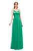 ColsBM Ocean Sea Green Bridesmaid Dresses Elegant A-line Backless Floor Length Sleeveless Sash