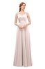 ColsBM Ocean Silver Peony Bridesmaid Dresses Elegant A-line Backless Floor Length Sleeveless Sash