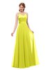 ColsBM Ocean Sulphur Spring Bridesmaid Dresses Elegant A-line Backless Floor Length Sleeveless Sash