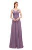 ColsBM Ocean Valerian Bridesmaid Dresses Elegant A-line Backless Floor Length Sleeveless Sash