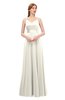 ColsBM Ocean Whisper White Bridesmaid Dresses Elegant A-line Backless Floor Length Sleeveless Sash