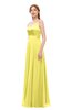 ColsBM Ocean Yellow Iris Bridesmaid Dresses Elegant A-line Backless Floor Length Sleeveless Sash