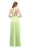 ColsBM Olive Butterfly Bridesmaid Dresses V-neck Zipper Pleated Sexy Floor Length A-line