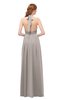 ColsBM Olive Fawn Bridesmaid Dresses V-neck Zipper Pleated Sexy Floor Length A-line