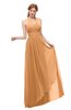 ColsBM Olive Pheasant Bridesmaid Dresses V-neck Zipper Pleated Sexy Floor Length A-line