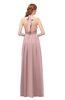 ColsBM Olive Silver Pink Bridesmaid Dresses V-neck Zipper Pleated Sexy Floor Length A-line