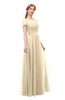 ColsBM Ellery Angora Bridesmaid Dresses A-line Half Backless Elegant Floor Length Short Sleeve Bateau