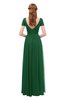 ColsBM Ellery Eden Bridesmaid Dresses A-line Half Backless Elegant Floor Length Short Sleeve Bateau