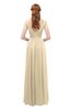 ColsBM Ellery Navajo Bridesmaid Dresses A-line Half Backless Elegant Floor Length Short Sleeve Bateau