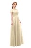 ColsBM Ellery Navajo Bridesmaid Dresses A-line Half Backless Elegant Floor Length Short Sleeve Bateau