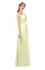 ColsBM Jayda Anise Flower Bridesmaid Dresses Zipper Halter Glamorous Sleeveless Crystals Floor Length