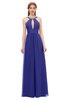 ColsBM Jayda Spectrum Blue Bridesmaid Dresses Zipper Halter Glamorous Sleeveless Crystals Floor Length