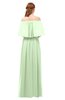 ColsBM Clair Seacrest Bridesmaid Dresses Glamorous Zipper Ruching Floor Length Off The Shoulder Short Sleeve