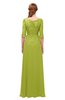ColsBM Jody Green Oasis Bridesmaid Dresses Elbow Length Sleeve Simple A-line Floor Length Zipper Lace