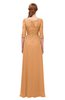 ColsBM Jody Pheasant Bridesmaid Dresses Elbow Length Sleeve Simple A-line Floor Length Zipper Lace