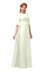 ColsBM Silver Anise Flower Bridesmaid Dresses Mature Floor Length Boat Zip up Sash A-line