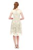ColsBM Arlie Dew Bridesmaid Dresses Lace Classic Zipper Knee Length A-line Short Sleeve