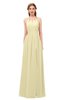 ColsBM Hadley Anise Flower Bridesmaid Dresses A-line Zip up Halter Sexy Floor Length Sleeveless